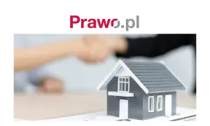 Model domu, uścisk dłoni i logo Prawo.pl. Czy to zapowiedź wywłaszczenia, czy transakcji?