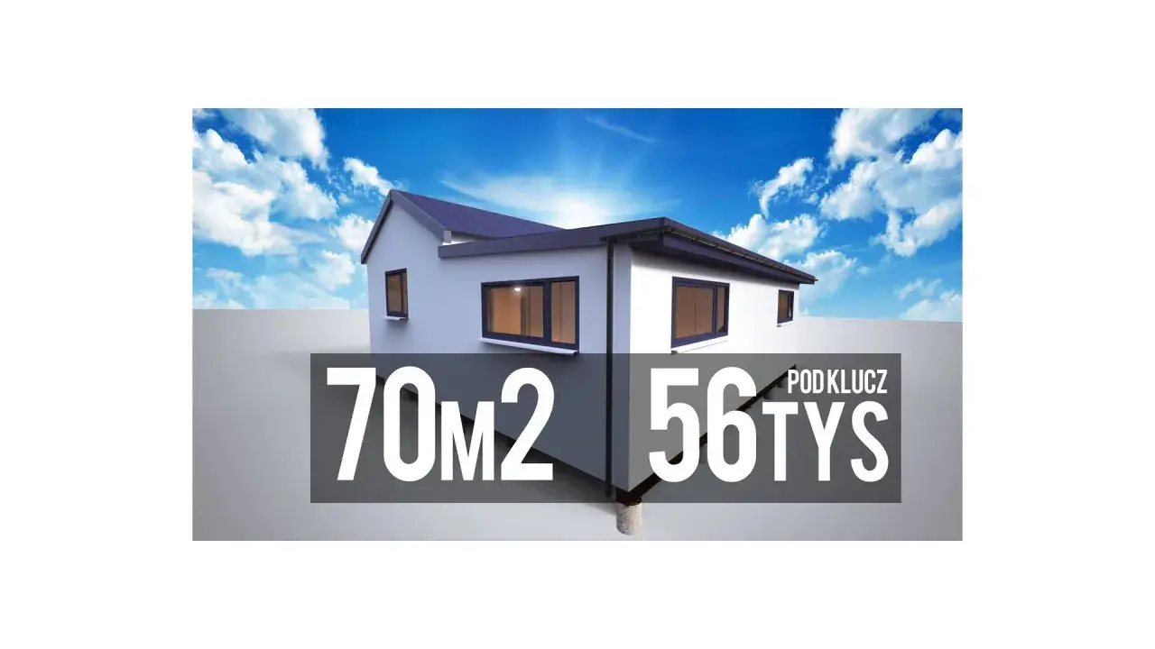 Nowoczesny dom 70m2 za 56 tys. zł pod klucz. Marzenie o własnym domu bez pozwolenia staje się rzeczywistością.