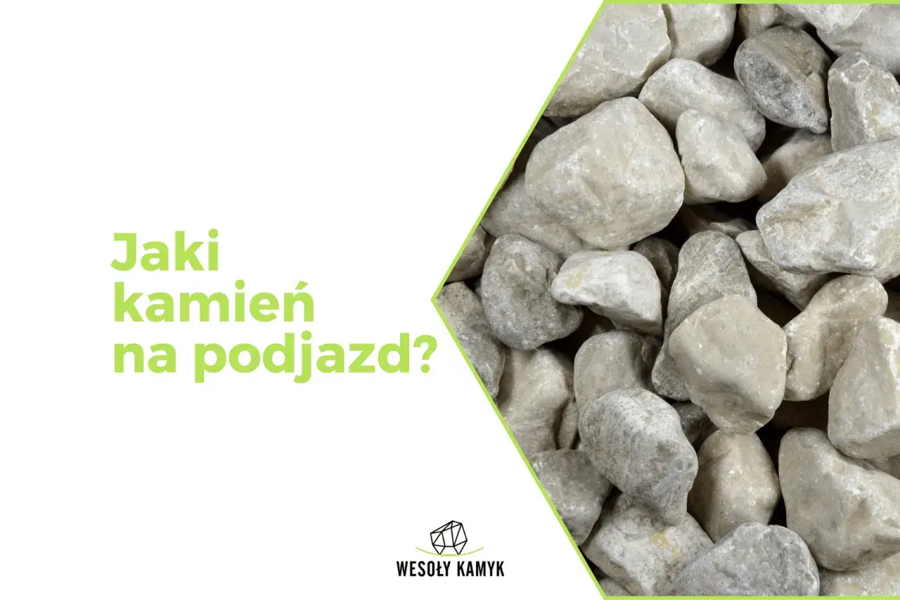 Jasny kamień na podjazd, idealny do stworzenia stylowej ścieżki.