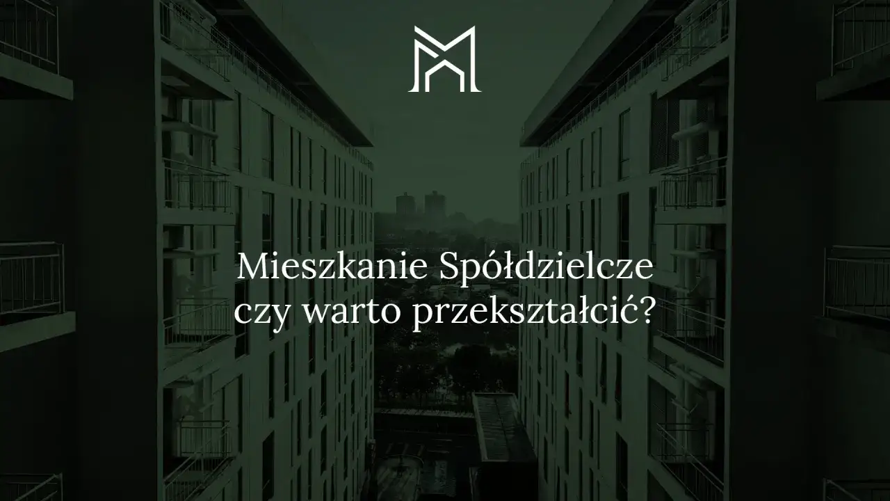 Mieszkanie spółdzielcze własnościowe prawo do lokalu – czy warto przekształcić? Nowoczesne bloki mieszkalne.