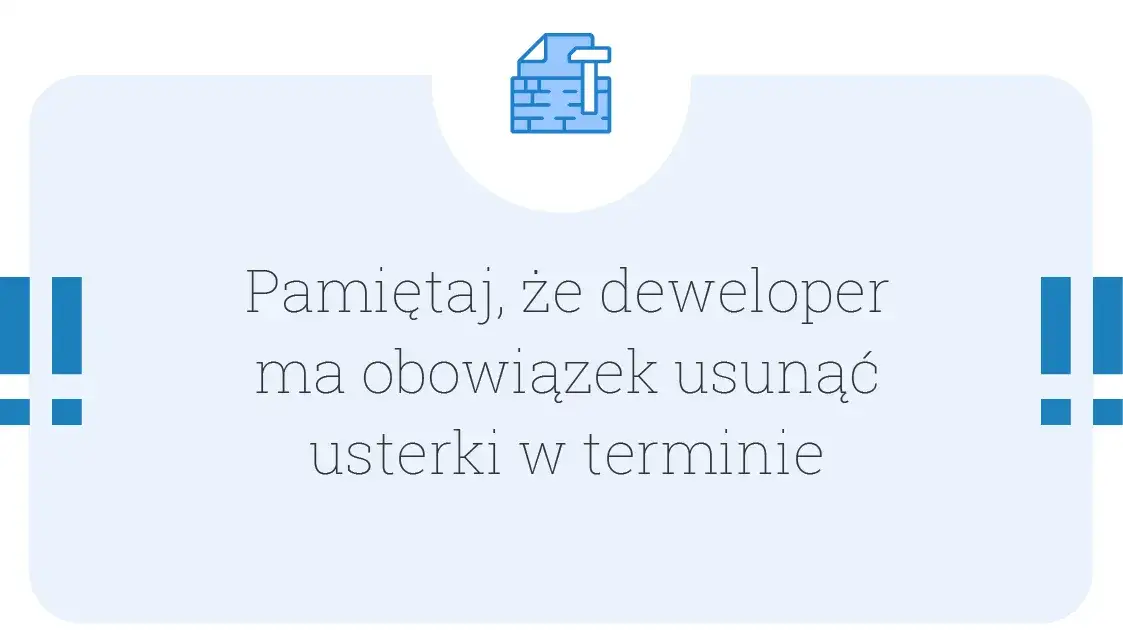 Zdjęcie Ile czasu ma deweloper na usunięcie usterki? Poznaj swoje prawa